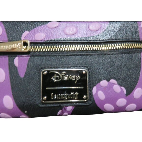 Loungefly X Disney The Ursula Eyes Little Mermaid Leather Zip Around Long Wallet - Picture 3 of 9